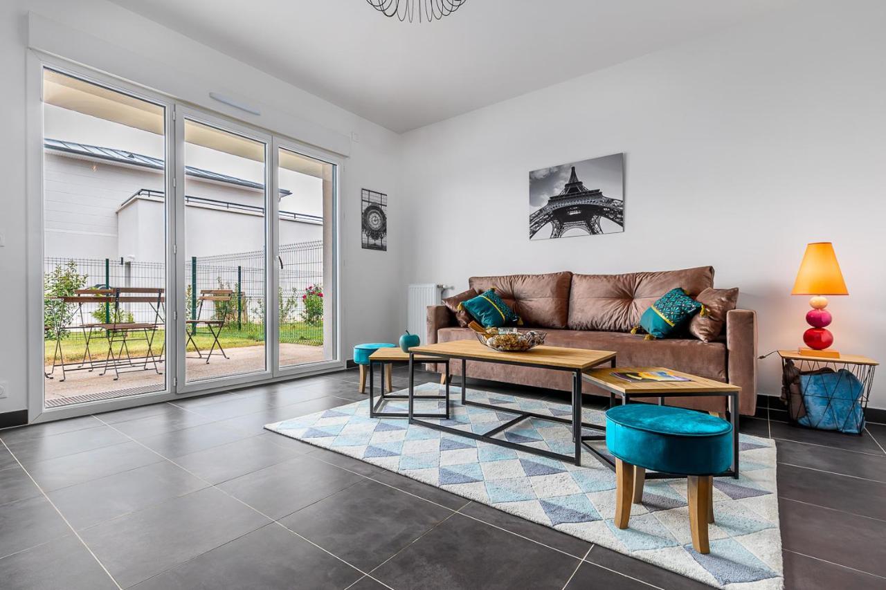 King Size Bed - Free Private Parking - Garden & Terrace - 14Min From Disneyland Ferrieres-en-Brie Exterior photo